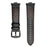 For Huawei Watch Fit 2 Genuine Leather Watch Band Multi-Hole Design Adjustable Strap - Black - 3