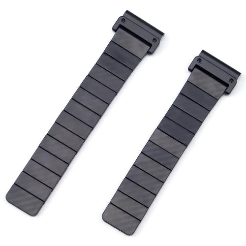 22mm Quick Release Magnetic Strap for Garmin Fenix 8 Pro AMOLED 47mm  /  Fenix 8 47mm  /  Fenix E 47mm Carbon Fiber Watch Band - Black - 1