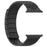 Carbon Fiber Watch Band for Apple Watch Ultra 3 2 1 49mm / Series 11 10 46mm / 9 8 7 45mm / SE3 SE2 SE 6 5 4 44mm / 3 2 1 42mm Magnetic Wrist Strap - Black - 1