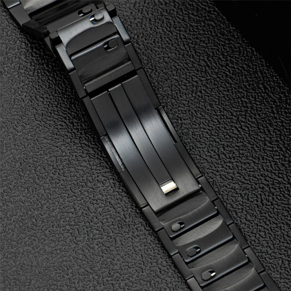 Detachable Titanium Watch Band For Samsung Galaxy Watch8 40mm  /  44mm  /  Watch8 Classic 46mm Adjustable Wrist Strap - Black - 6