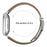 For Fitbit Versa 3  /  Sense Genuine Leather Watch Band with Silver Connector Turtle Back Buckle Wrist Strap - Grey - 6