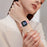 For Fitbit Versa 4  /  Sense 2 Genuine Leather Watch Band with Silver Connector Turtle Back Buckle Wrist Strap - Black - 3