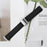 For Fitbit Versa 4  /  Sense 2 Genuine Leather Watch Band with Silver Connector Turtle Back Buckle Wrist Strap - Black - 5
