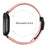 For Fitbit Versa 3  /  Sense Genuine Leather Watch Band with Black Connector Turtle Back Buckle Wrist Strap - Pink - 6