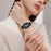 For Fitbit Versa 4  /  Sense 2 Genuine Leather Watch Band with Black Connector Turtle Back Buckle Wrist Strap - Black - 3