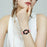 Wrist Strap with Black Professional Connector For Samsung Galaxy Watch6  /  Watch6 Classic Genuine Leather Watch Band - Pink - 4