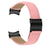 Wrist Strap with Black Quick Release Connector For Samsung Galaxy Watch6  /  Watch6 Classic Genuine Leather Watch Band - Pink - 1