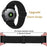 Watch Strap For Garmin Fenix 7 / 7 Pro 47mm / 5 , Elastic Nylon Band with Black Connector - Black - 5