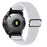 For Garmin Fenix 3 / Garmin Descent MK1 Watch Strap Elastic Nylon Band with Black Connector - White - 1