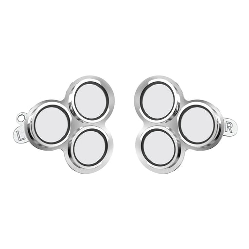 1 Pair For Meta Quest 3S Lens Protector Tempered Glass Alloy Anti-Explosion VR Headset Lens Film - Silver - 1