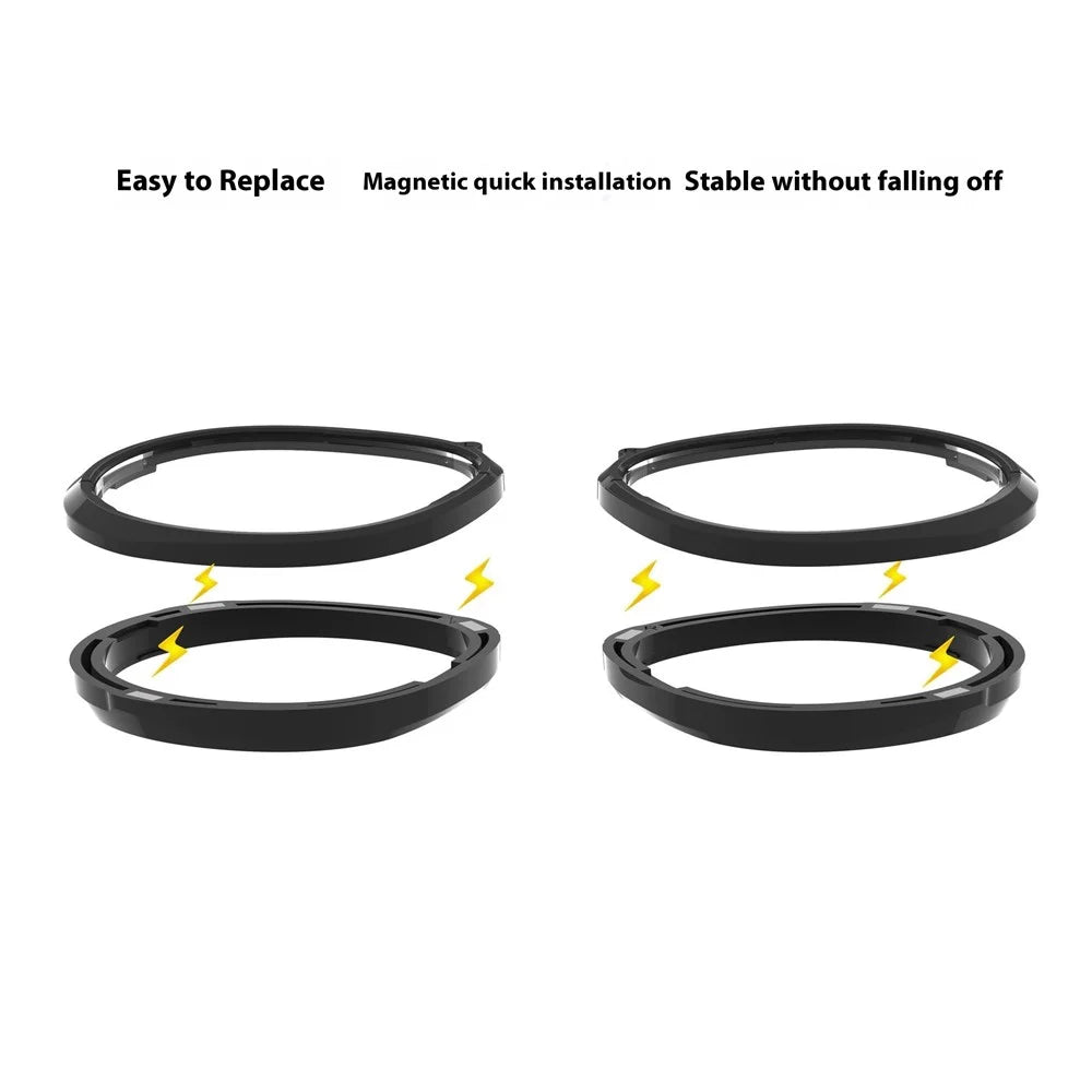 1 Pair For Meta Quest 3S VR Glasses Myopia Lens Magnetic PC Frame Resin Lens, -0.00 D to -4.00 D Myopia - High Definition - 5