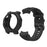 For Huami Amazfit T-Rex 3 Pro 48mm Silicone Replacement Strap Watch Band with Protective Case - Black - 1