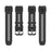 For Huami Amazfit T-Rex 3 Pro 48mm Silicone Replacement Strap Watch Band with Protective Case - Black - 6