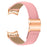 Wrist Strap with Rose Gold Professional Connector For Samsung Galaxy Watch5  /  Watch4 Genuine Leather Watch Band - Pink - 1