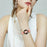 Wrist Strap with Rose Gold Professional Connector For Samsung Galaxy Watch5  /  Watch4 Genuine Leather Watch Band - Pink - 4