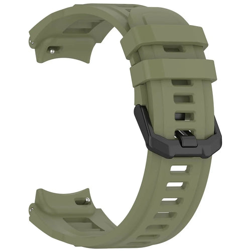 For Huami Amazfit T-Rex 3 Pro 48mm Silicone Watch Band Replacement Strap Wristband - Green - 1