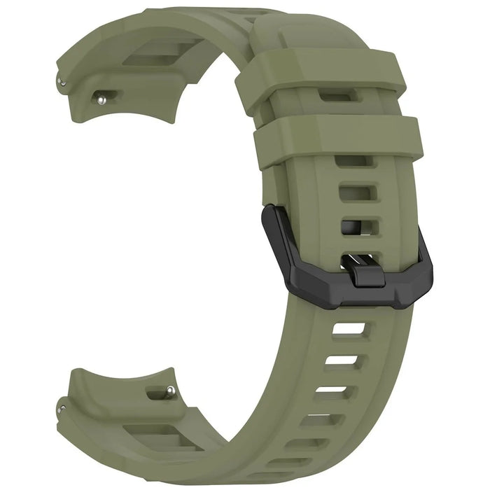 For Huami Amazfit T-Rex 3 Pro 48mm Silicone Watch Band Replacement Strap Wristband - Green - 1