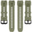 For Huami Amazfit T-Rex 3 Pro 48mm Silicone Watch Band Replacement Strap Wristband - Green - 3