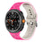 Dual Color Carved Silicone Strap For Samsung Galaxy Watch8 44mm / 40mm / 8 Classic 46mm Replacement Watch Band - Rose / Starlight - 2