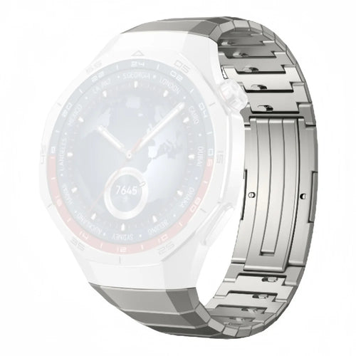 For Huawei Watch GT 6 Pro 46mm Wrist Band 1-Bead Quick Release Titanium Alloy Watch Strap - Titanium - 1