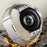 For Huawei Watch GT 6 Pro 46mm Titanium Alloy Watch Band Button Design Arc-shaped One-bead Side Sliding Strap - Titanium - 3