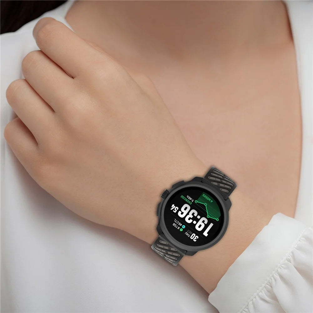 22mm Dual Color Silicone Watch Band for Huawei Watch GT 6 46mm / 5 Pro 46mm / 5 / 4 46mm / Watch 4 Quick Release Strap - Grey - 6