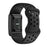 For WHOOP 5.0 LIFE MG Dual Color Silicone Watch Band Figure 8 Buckle Adjustable Strap Metal Clasp - Black - 3