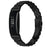 Watch Band For Fitbit Inspire / Inspire 2 / Inspire HR , Slim 7-Bead Stainless Steel Strap - Black - 2