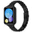 For Xiaomi Smart Band 10 Pro / 9 Pro / 8 Pro / Redmi Watch 6 / 5 / 4 Watch Band Slim 7-Bead Stainless Steel Strap - Black - 3