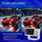 HY350MAX Android 14 LED Video Projector H726 2GB RAM 32GB WiFi6 BT5.4 500ANSI 1080P Home Theater Projector - US Plug - 5