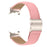 Wrist Strap with Starlight Professional Connector For Samsung Galaxy Watch7 Genuine Leather Watch Band - Pink - 1