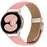 Wrist Strap with Starlight Professional Connector For Samsung Galaxy Watch7 Genuine Leather Watch Band - Pink - 2