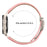 Wrist Strap with Starlight Quick Release Connector For Samsung Galaxy Watch4  /  Watch5 Genuine Leather Watch Band - Pink - 6