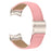 Wrist Strap with Starlight Quick Release Connector For Samsung Galaxy Watch7 Genuine Leather Watch Band - Pink - 1