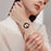 Wrist Strap with Starlight Quick Release Connector For Samsung Galaxy Watch7 Genuine Leather Watch Band - Pink - 4