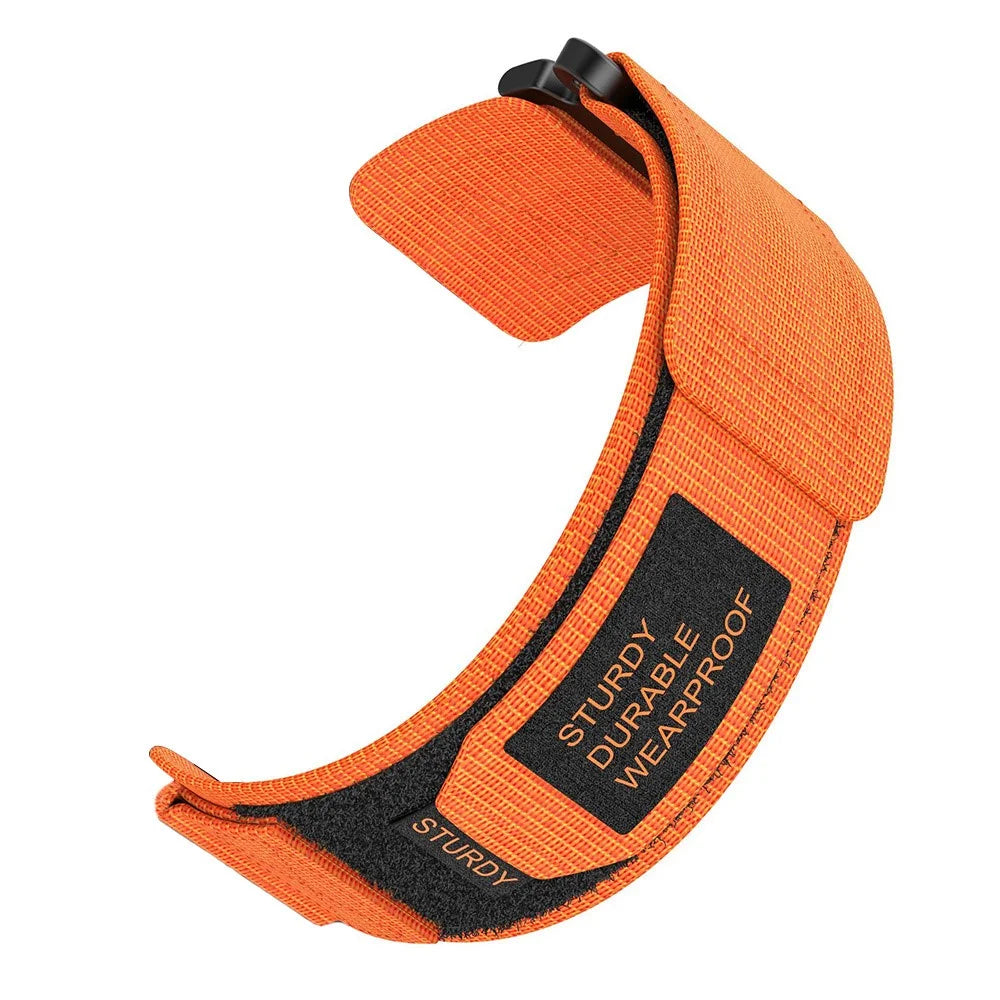 For Huami Amazfit T-Rex 3 Pro 48mm Nylon Watch Band Outdoor Hiking Replacement Strap - Orange - 2
