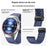 For Huawei Watch GT 6 Pro 46mm Magnetic Silicone Watch Band Solid Color Folding Clasp Adjustable Strap - Blue - 4