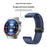 For Huawei Watch GT 6 Pro 46mm Magnetic Silicone Watch Band Solid Color Folding Clasp Adjustable Strap - Blue - 5