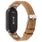 Watch Strap For Xiaomi Smart Band 10 / 9 / 9 NFC / 8 , Camellia Rivets Microfiber Leather Band Bracelet - Brown - 1