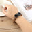 Watch Strap For Xiaomi Smart Band 10 / 9 / 9 NFC / 8 , Camellia Rivets Microfiber Leather Band Bracelet - Brown - 5