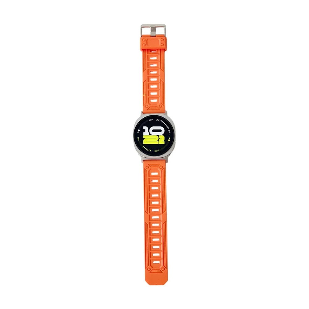 Outdoor Sports Band for Samsung Galaxy Watch8 44mm / 40mm / 8 Classic 46mm TPU Adjustable Wrist Strap - Orange - 1