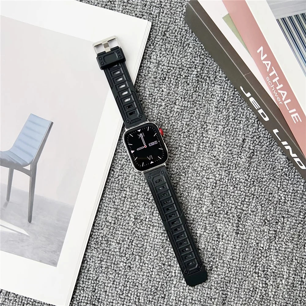 Outdoor Sports Band for Huawei Watch Fit 4 Pro / 4 / 3 TPU Adjustable Wrist Strap - Black - 2