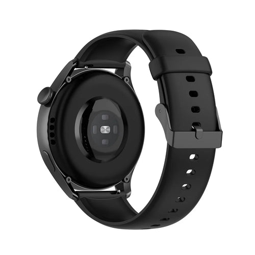 For Realme Watch 3 / Huawei Watch 3 / 3 Pro Watch Band 22mm Silicone Replacement Strap  - Black - 1
