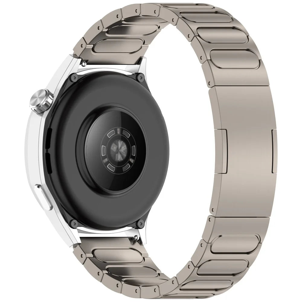 22mm Watch Band For Huawei Watch GT 6 46mm / GT 6 Pro 46mm / GT 5 46mm , I-Type Buckle Titanium Alloy Strap - Titanium - 1
