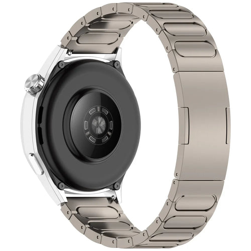 22mm Watch Band For Huawei Watch GT 6 46mm / GT 6 Pro 46mm / GT 5 46mm , I-Type Buckle Titanium Alloy Strap - Titanium - 1