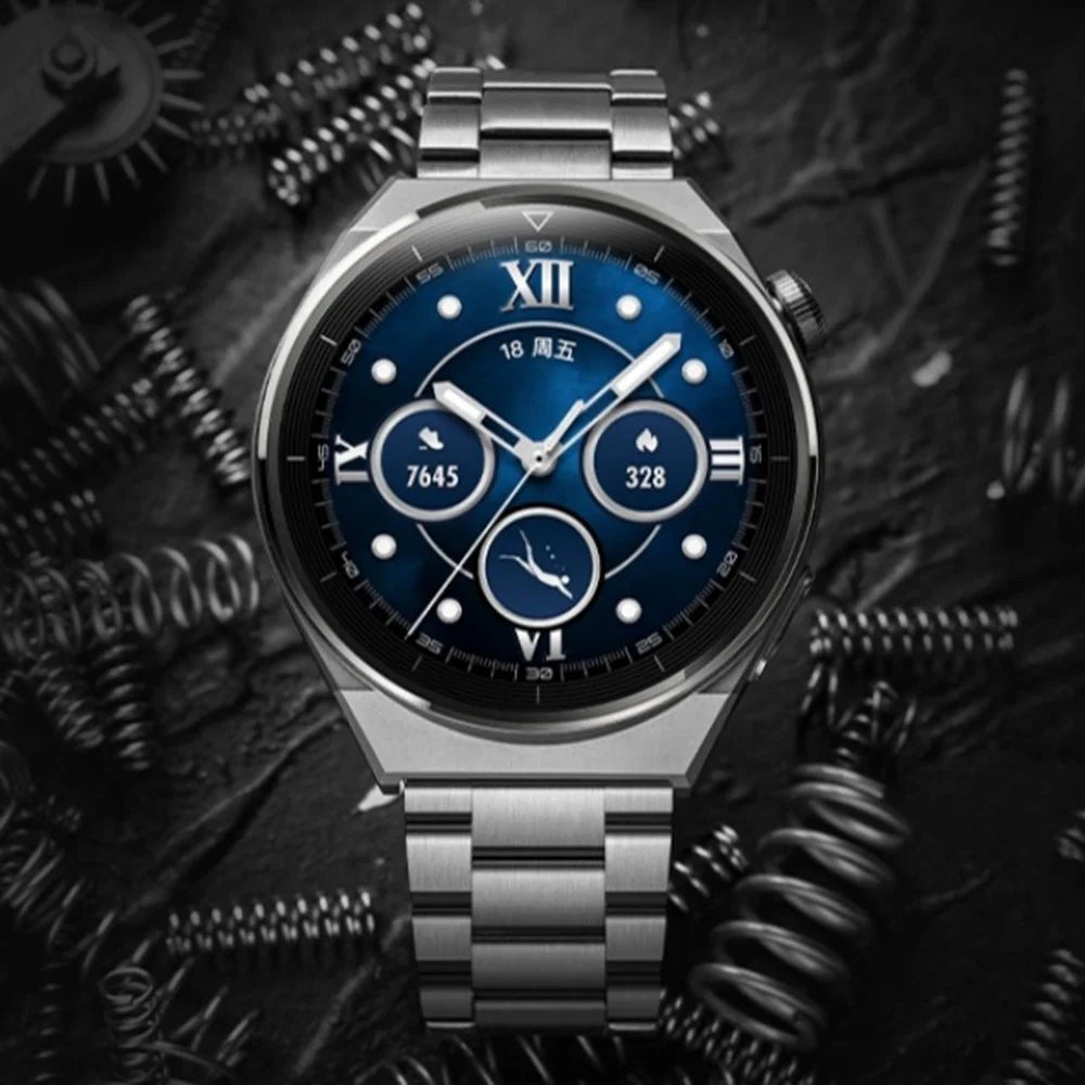 22mm Titanium Alloy Watch Band for Huawei Watch GT 6  /  6 Pro  /  5  /  5 Pro  /  4  /  3  /  2 46mm 3-Bead Quick Release Strap - Black - 2