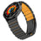 22mm Dual-Color Watch Band for Huawei Watch GT 6 / 5 Pro / 5 / 4 46mm / Samsung Galaxy Watch3 45mm Titanium Metal Silicone Strap Turtle Buckle - Black / Orange - 3