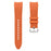 Silicone Leather Band for Samsung Galaxy Watch7 / 6 / 5 / 4 44mm / 40mm / 6 Classic 42mm / 46mm Multi-Hole Replacement Strap - Orange - 3