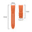 Silicone Leather Band for Samsung Galaxy Watch7 / 6 / 5 / 4 44mm / 40mm / 6 Classic 42mm / 46mm Multi-Hole Replacement Strap - Orange - 7