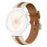 18mm Double-Sided Genuine Leather Strap for Huawei Watch GT 6 / 5 / 4 41mm / 5 Pro 42mm Replacement Watch Band - Brown - 1